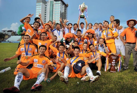 Sau 3 năm chờ đợi, SHB Đà Nẵng đã chinh phục thành công ngôi Vua V-League