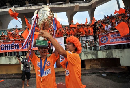 Sau 3 năm chờ đợi, SHB Đà Nẵng đã chinh phục thành công ngôi Vua V-League