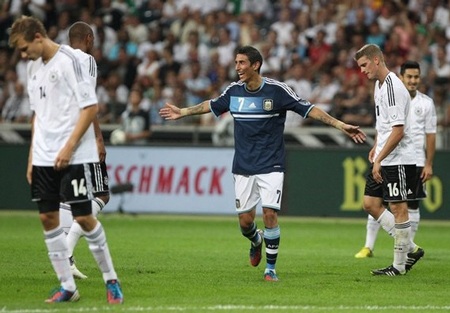 Messi lập công, Argentina hạ gục “xe tăng” Đức - 3 Di Maria tỏa sáng với siêu phẩm vào lưới ĐT Đức