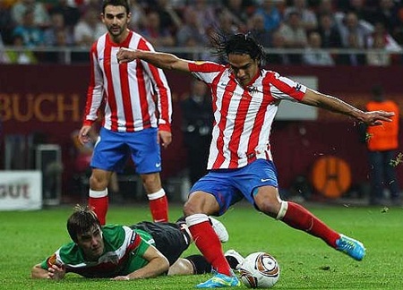 Falcao đang là cầu thủ đáng chú ý nhất bên phía Atletico