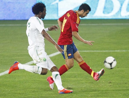 David Villa tỏa sáng, Tây Ban Nha “hủy diệt” Ả rập xê-út - 1 Pedro tỏa sáng với cú đúp vào lưới Ả rập xê-út