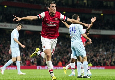 Arsenal “vùi dập” Coventry bằng tỷ số tennis - 1 Arsenal đã có chiến thắng tưng bừng trên sân nhà Emirates