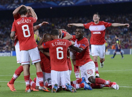 Nhìn lại 90 phút nghẹt thở ở cuộc chiến Barcelona-Spartak Moscow - 11 Spartak Moscow mơ về điều kỳ diệu ở Nou Camp