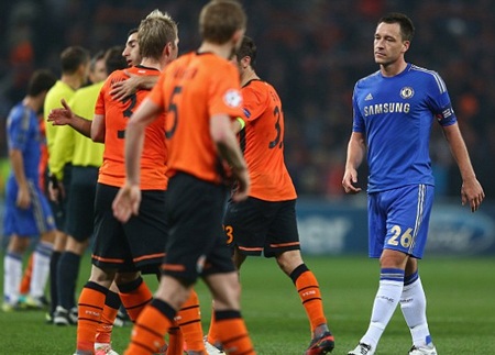 Thất bại trước Shakhtar giáng đòn nặng nề vào tham vọng của Chelsea