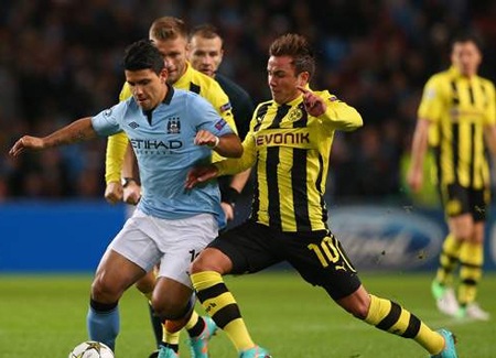 Ajax - Man City: Sinh tử tại Amsterdam Arena - 2 Man City phải rất vất vả mới cầm hòa Dortmund ở lượt trước