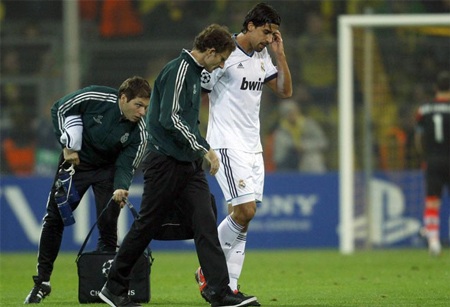 Những dấu ấn trong ngày Real Madrid bại trận trên đất Đức - 11 Real Madrid còn chịu tổn thất khi Khedira dính chấn thương