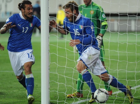 Italia - Đan Mạch: Khi chiến thắng là sự sống - 2 Italia đang dẫn đầu bảng B một cách thuyết phục
