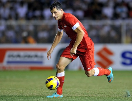 Duric tin tưởng vào chiến thắng của Singapore trên sân nhà