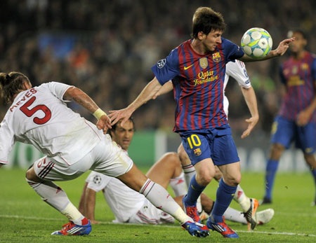 Vòng knock-out Champions League: Những trận chiến cam go - 2 Lionel Messi có sứ mệnh giúp Barcelona vượt qua Milan