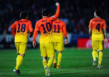 Hàng thủ Milan sẽ phải hết sức dè chừng với Lionel Messi