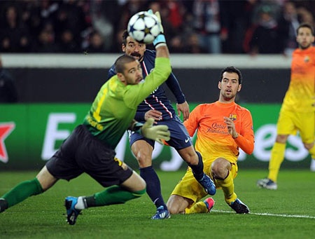 Barcelona đã gặp rất nhiều khó khăn ở đầu trận