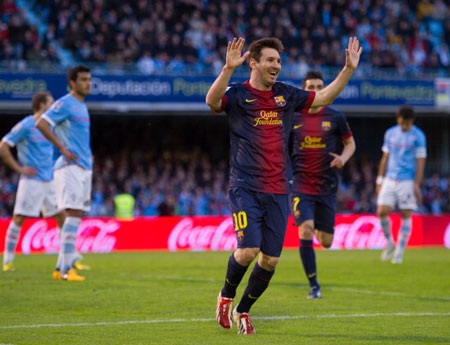 Lionel Messi ghi bàn trong 19 trận đấu liên tiếp tại La Liga