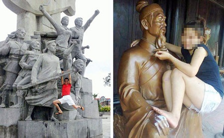 Những hình ảnh phản cảm đang làm xã hội bức xúc