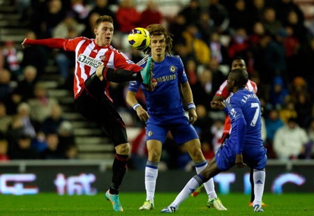 Chelsea đang có thành tích đối đầu với Sunderland khá tốt