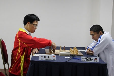 Quang Liêm chia điểm vòng 3 giải cờ Vua châu Á