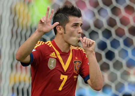 Torres-Villa rực sáng, Tây Ban Nha “hủy diệt” Tahiti 10-0 - 3 David Villa cũng để lại dấu ấn với một cú hattrick