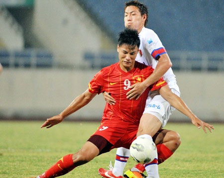 U23 Việt Nam xuất sắc cầm hòa Kashima Antlers - 3 Tiền đạo Mạc Hồng Quân không thể hiện được nhiều - Ảnh: Gia Hưng