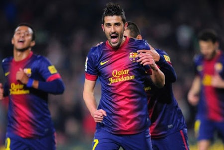 Atletico - Barcelona: Cuộc tái ngộ cảm xúc của David Villa - 1 David Villa đã có những ngày tháng tươi đẹp cùng Barcelona