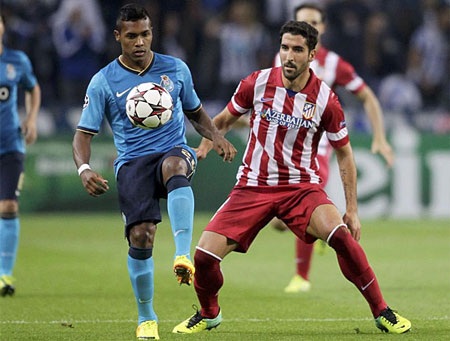 Atletico nhập cuộc chậm chạp trong cuộc so tài với Porto tại Dragao