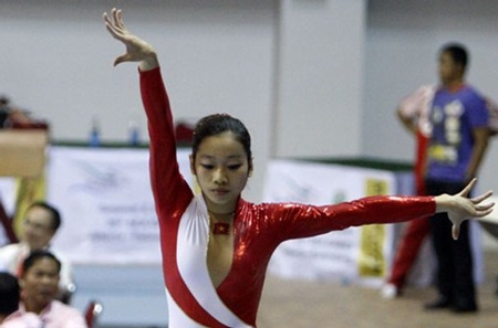 Nữ VĐV Thể dục dụng cụ Phan Thị Hà Thanh