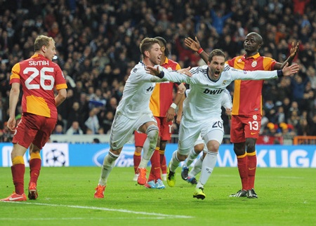 Real Madrid đã loại Galatasaray tại tứ kết Champions League năm ngoái