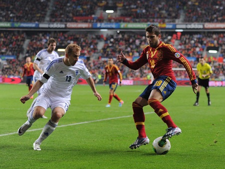 Tây Ban Nha tạo lợi thế để giành vé dự World Cup 2014 - 1 Tây Ban Nha quyết thắng Phần Lan để bảo toàn ngôi đầu bảng