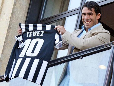 Tổng hợp chuyển nhượng Serie A: Đón chào Kaka và Tevez - 1 Tevez mang đến khá nhiều kỳ vọng cho Juventus