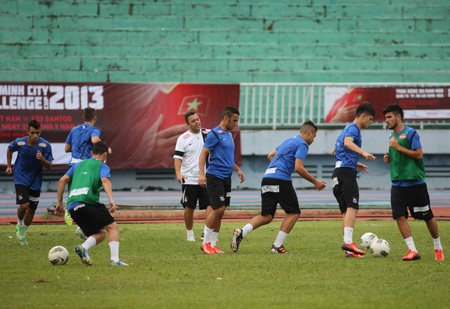 U23 Việt Nam - U23 Santos: Thử thách khó khăn - 2 U23 Santos hứa hẹn là một đối thủ khá mạnh - Ảnh: Sơn Dũng