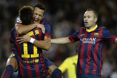 Neymar tỏa sáng, Barcelona nhọc nhằn “vượt ải” Espanyol - 1 Neymar và Alexis Sanchez tỏa sáng trong bàn thắng duy nhất của Barcelona