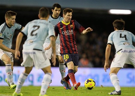 Thắng đậm Celta Vigo, Barcelona vững ngôi đầu bảng - 3 Dù không lập công, Lionel Messi cũng để lại dấu ấn với hai đường chuyền thành bàn