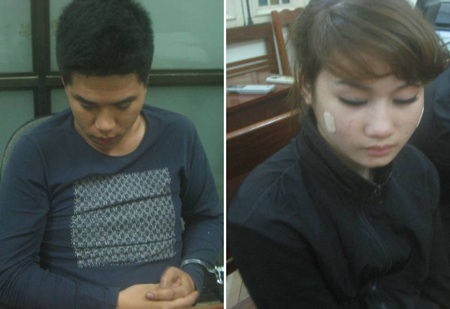 Bắt “nhiếp ảnh gia” trang web đồi trụy “lauxanh...” - 1 Quân, Phương tại CQĐT, tối 23-10