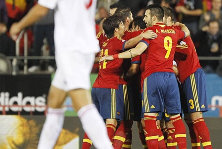 Hạ Belarus, Tây Ban Nha rộng cửa giành vé dự World Cup - 3 Tây Ban Nha cầm chắc tấm vé dự World Cup 2014 vào năm sau