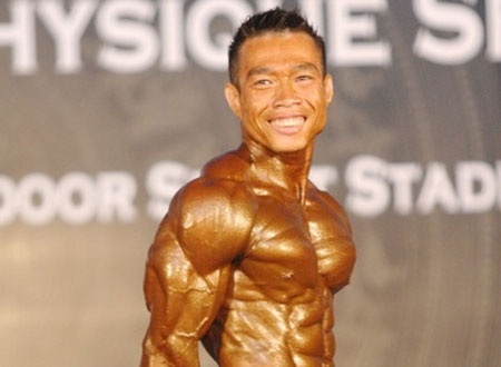 Lực sĩ Nguyễn Anh Thông vô địch thể hình thế giới - 1 Lực sỹ Anh Thông đã có màn thể hiện xuất sắc tại giải thế giới