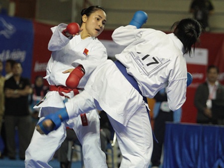 Karate Việt Nam quyết lọt tốp 3 SEA Games 27 - 2 Karate Việt Nam quyết hoàn tất chỉ tiêu vào top 3 toàn đoàn