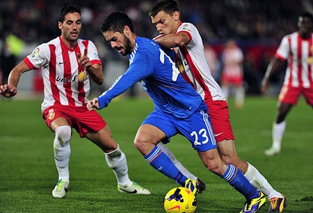 Isco để lại khá nhiều dấu ấn trong chiến thắng của Real Madrid