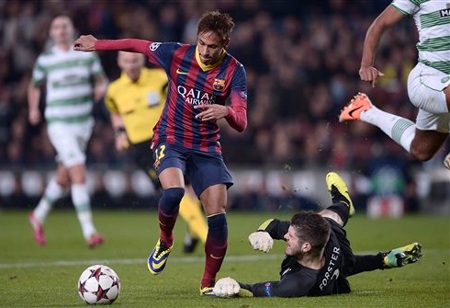 Neymar lập hattrick, Barcelona hạ Celtic bằng tỷ số tennis - 1 Neymar lập hattrick trong thắng lợi của Barcelona