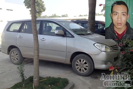 Bắt thủ phạm đánh cắp chiếc Innova tại ngã 5 Hàng Rươi - 1 Đối tượng cùng tang vật vụ án