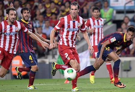 Atletico - Barcelona: Đại chiến rực lửa tại Vicente Calderon - 1 Barcelona và Atletico sẽ quyết đấu vì ngôi đầu bảng