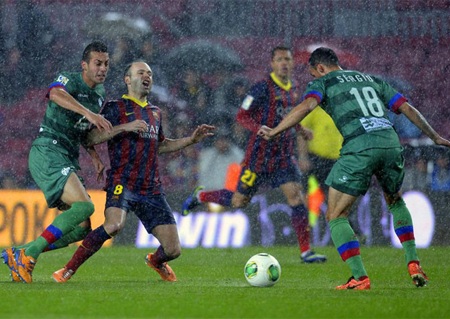 “Hủy diệt” Levante, Barcelona tiến vào bán kết Cúp Nhà vua - 1 Barcelona dễ dàng thắng đậm Levante tại Nou Camp