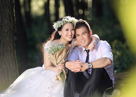 Những cặp đôi "hot" của làng bóng đá Việt Nam - 4 An An