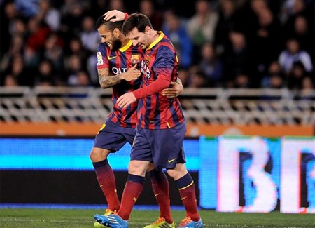 Lionel Messi rực sáng với cú đúp vào lưới Vallecano