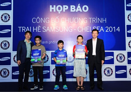 Khởi động trại hè bóng đá Samsung-Chelsea 2014 tại Việt Nam