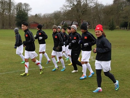 U19 Việt Nam sẵn sàng đọ sức cùng U19 Wimbledon