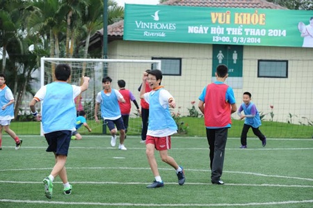 Sôi nổi ngày hội thể thao Vinhomes Riverside