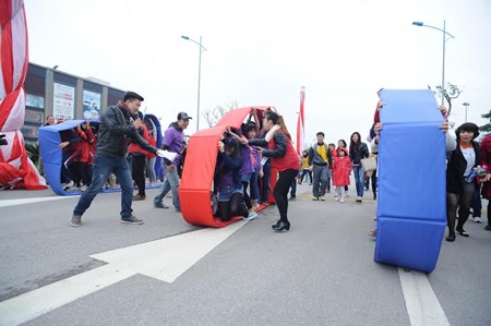 Sôi nổi ngày hội thể thao Vinhomes Riverside