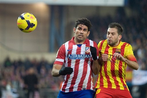 Barcelona - Atletico: “Song hổ” giao đấu - 2 Hàng thủ Barcelona phải hết sức dè chừng Diego Costa