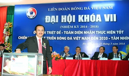 Ông Lê Hùng Dũng làm Chủ tịch VFF khoá 7 - 1 Đại hội VFF diễn ra trong cả ngày 25/3