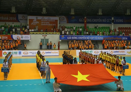Sôi động giải bóng chuyền nữ Cúp Tứ Hùng LienVietPostBank 2014 - 1 Sôi động giải bóng chuyền nữ Cúp Tứ Hùng LienVietPostBank 2014