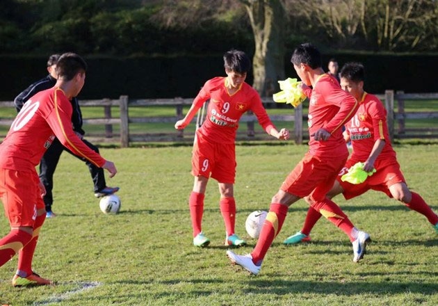 U19 Việt Nam tự tin đối đầu với liên minh học viện JMG Bỉ - Ghana - 1 U19 Việt Nam đã sẵn sàng cho trận đấu tối nay