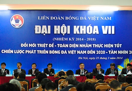 Đại hội khóa 7 của VFF đã diễn ra trong ngày 25/3